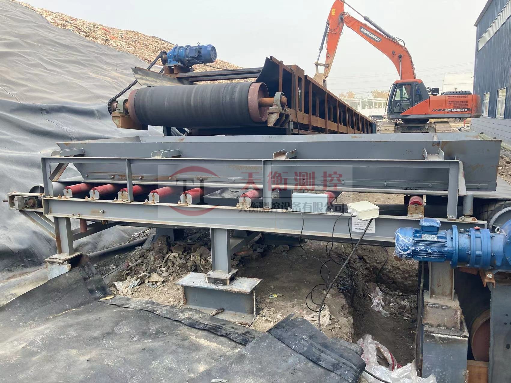 山東垃圾廠定量給料機項目