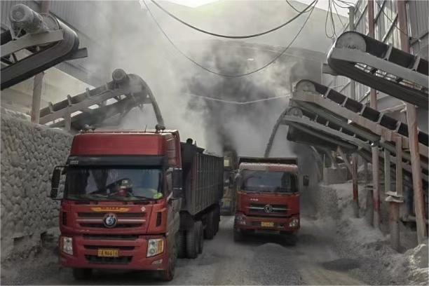 陝西草莓视频91污定量裝車項目現場